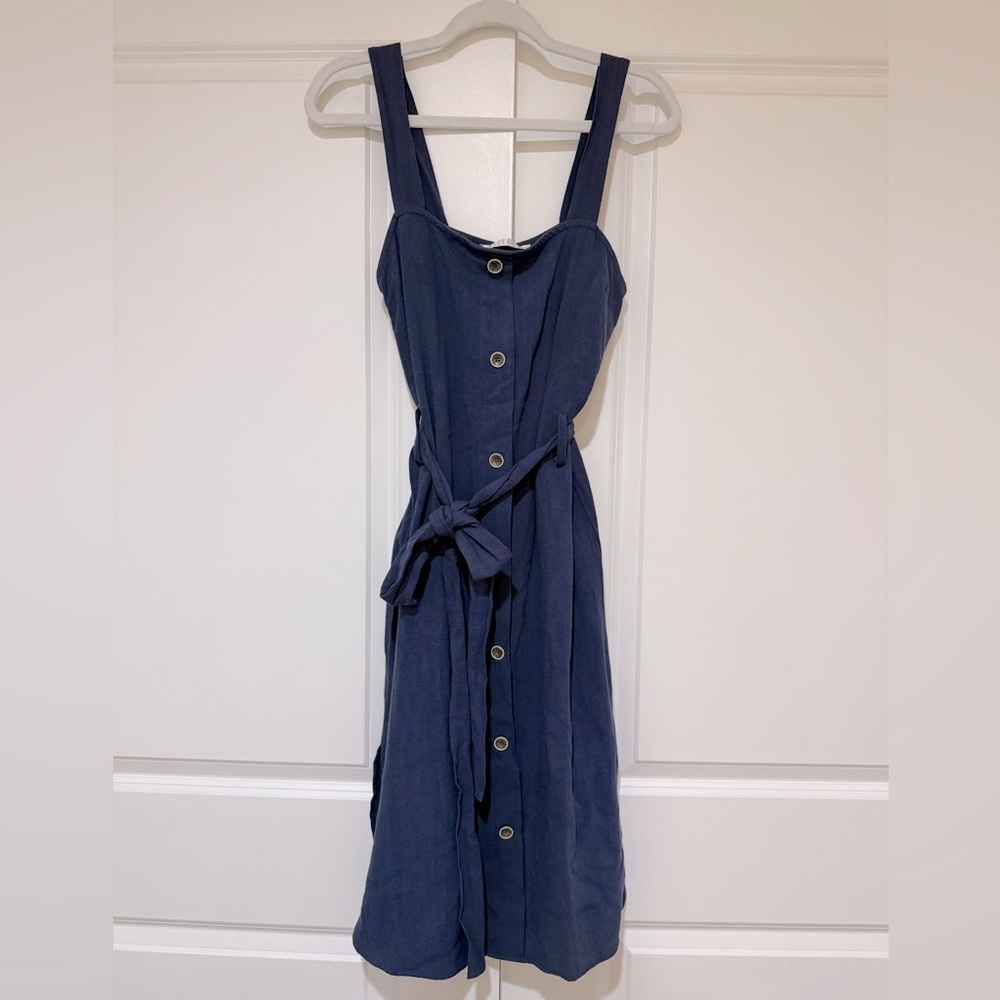 Potter's pot dress size  L like new cotton/linen